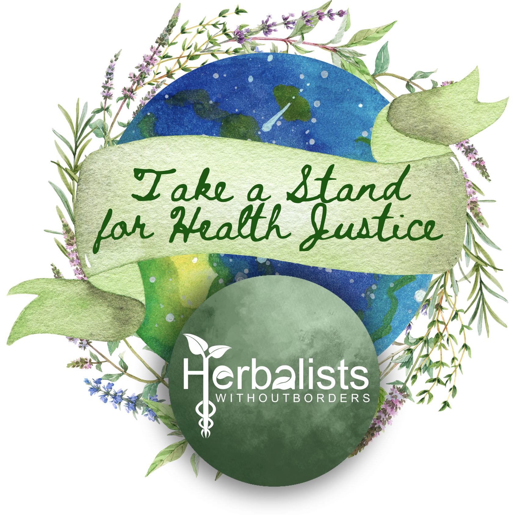 HWB logo: Take a Stand for Health Justice