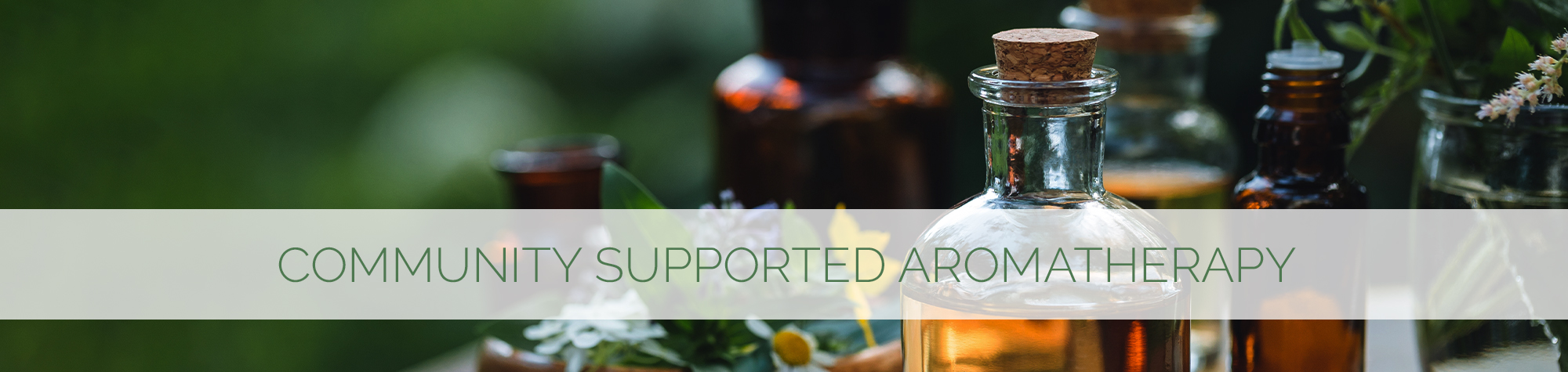 Community Supported Aromatherapy banner