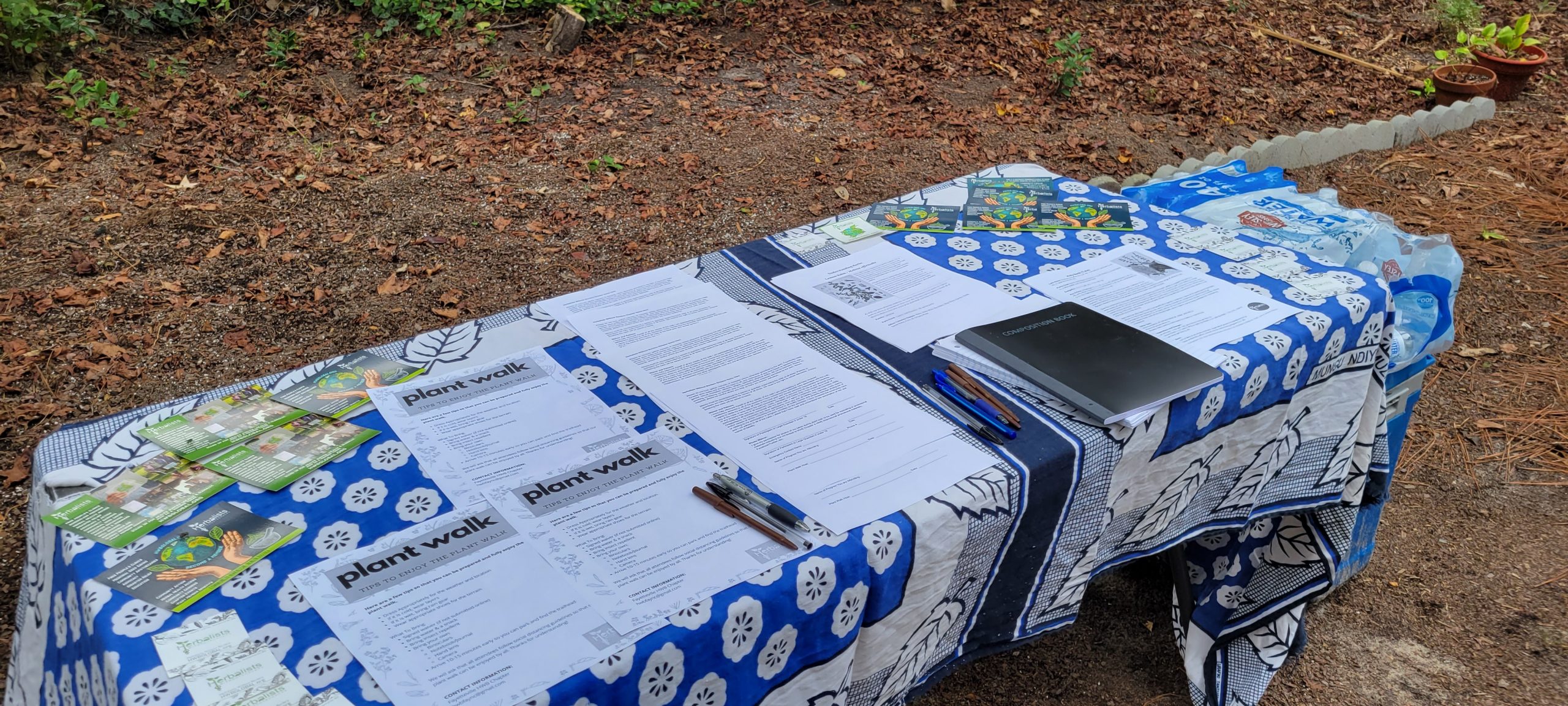 HWB Fayetteville/Sandhills chapter event table with collateral